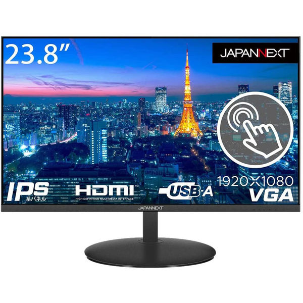 ジャパンネクスト 23.8インチ 液晶ディスプレイ JN-IPS238FHD-T 1個（直送品）