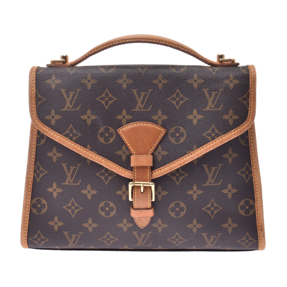 LOUIS VUITTON ルイヴィトンベルエア  14145 ブラウン ユニセックス モノグラムキャンバス 2WAYバッグ M51122  中古