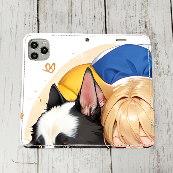 iphoneケース1-4-31 iphone 手帳 犬・イヌ・ワンちゃん 箱11 かわいい アイフォン iface