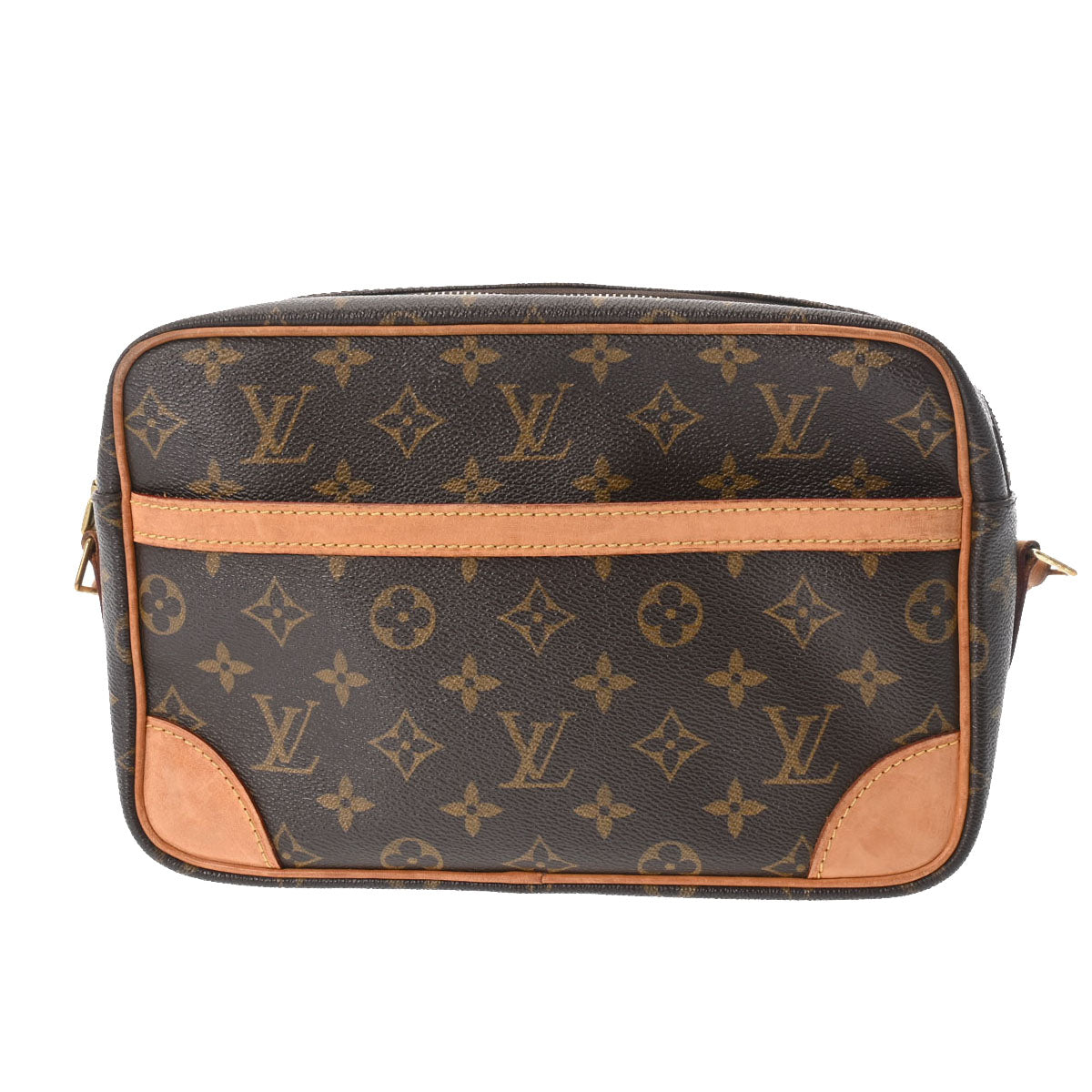 LOUIS VUITTON ルイヴィトン モノグラム トロカデロ 27 ブラウン M51274 レディース モノグラムキャンバス ショルダーバッグ Bランク 中古 