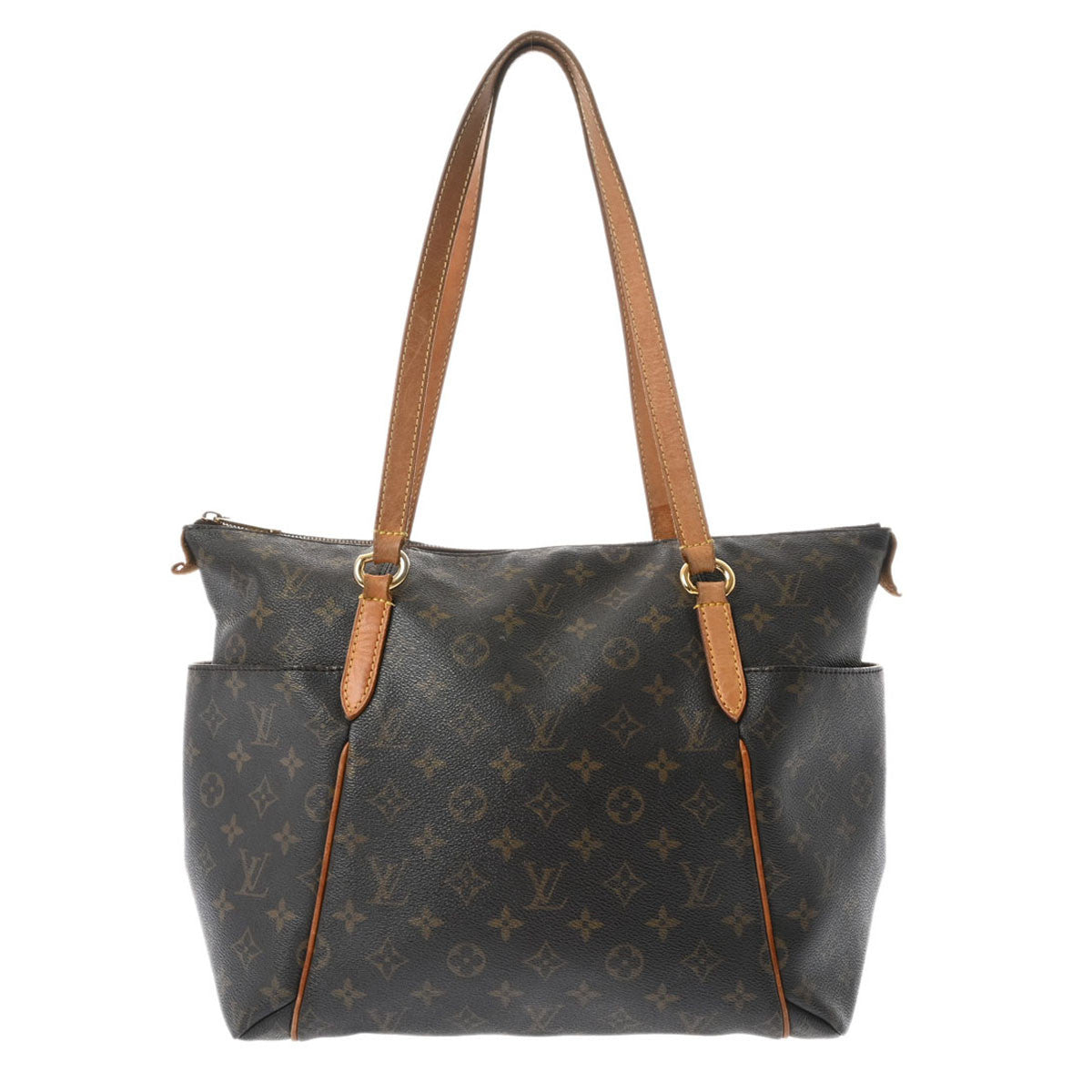 LOUIS VUITTON ルイヴィトン モノグラム トータリーMM  ブラウン M56689 レディース モノグラムキャンバス トートバッグ Bランク 中古 