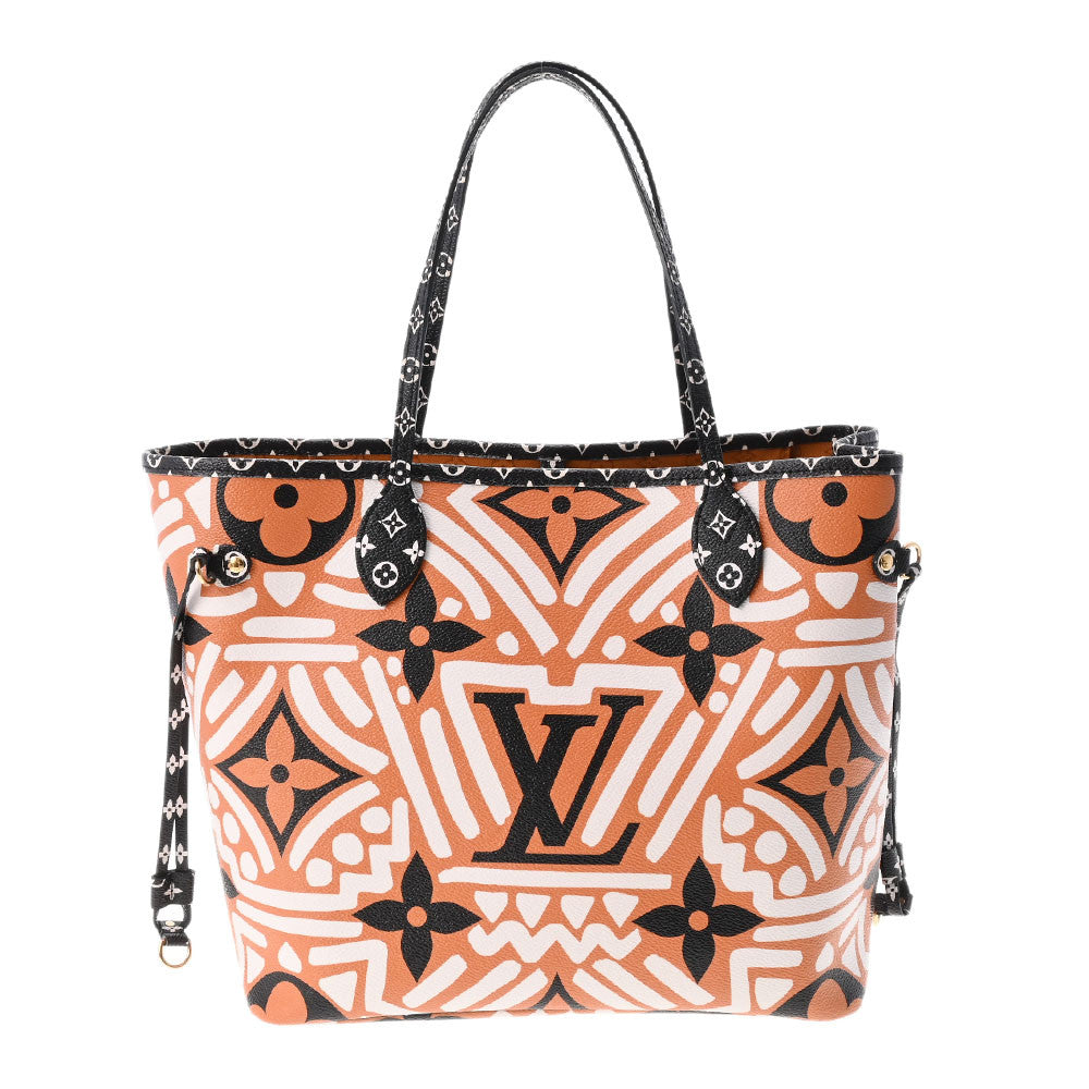 LOUIS VUITTON ルイヴィトン モノグラム LVクラフティ ネヴァーフル MM クレームカラメル M56584 レディース モノグラムジャイアントキャンバス トートバッグ ABランク 中古 