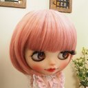 ネオブライス ウィッグ おかっぱボブ フェアリーピンク 10インチ/ドール Blythe