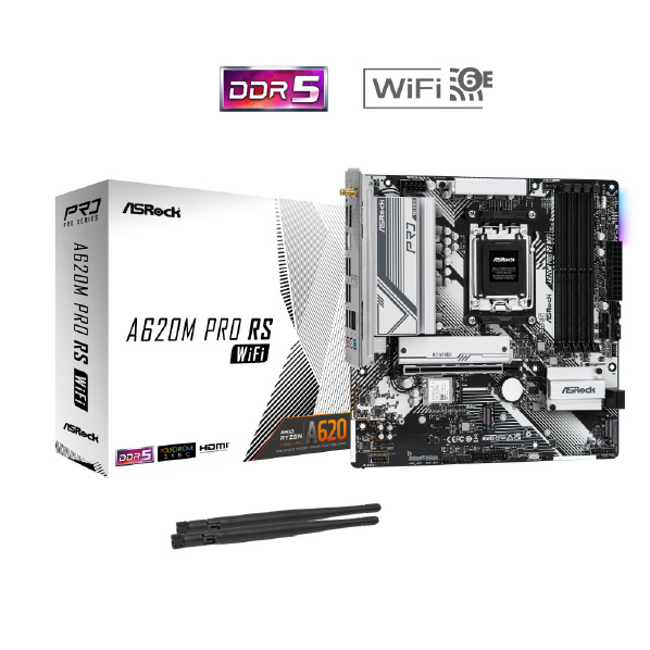 ASRock ASRock A620M Pro RS WiFi A620MPRORSWIFI