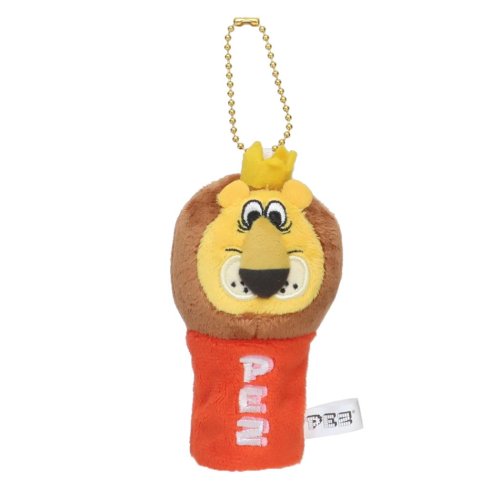 PEZ マスコット キャラパペキーホルダー LION カミオジャパン プレゼント キャラクター グッズ