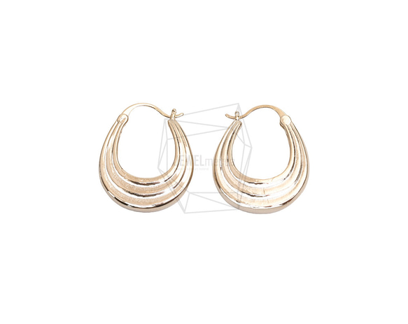 ERG-2570-G【2個入り】ラウンドワンタッチ ピアス,Round One touch Post Earring