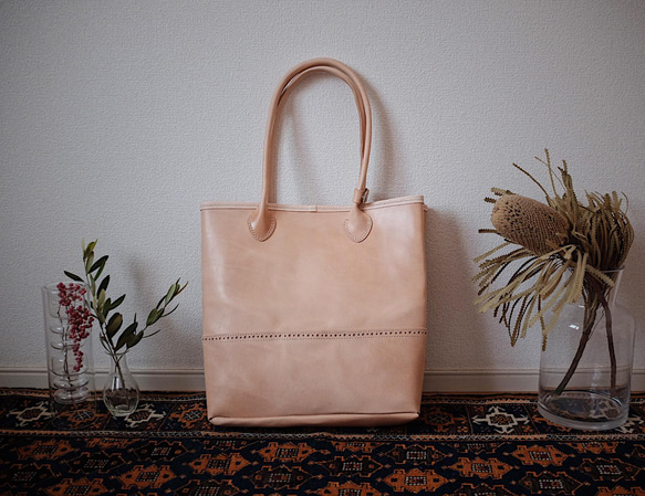 【受注販売】Leather tote bag