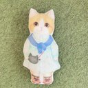 ラスト1点のみ　『猫好きによるねこ好きのため』のふわふわぬいぐるみ　クッション