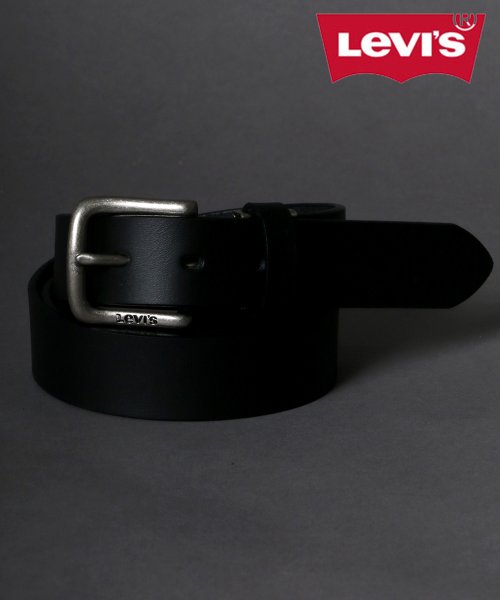 【SITRY】【Levis】スクエアバックル 30mm  レザーベルト メンズ カジュアル ベルト レザー 革 本革