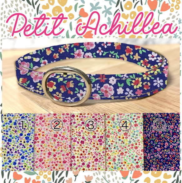 Petit Achilles ＊迷子札付＊フルオーダーの軽い首輪