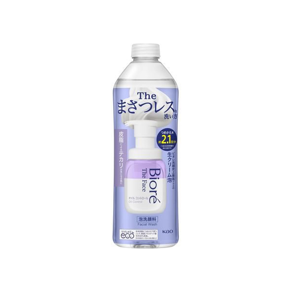 KAO ビオレ ザ・フェイス 泡洗顔料 オイルコントロール 詰替用 340mL FCC6076