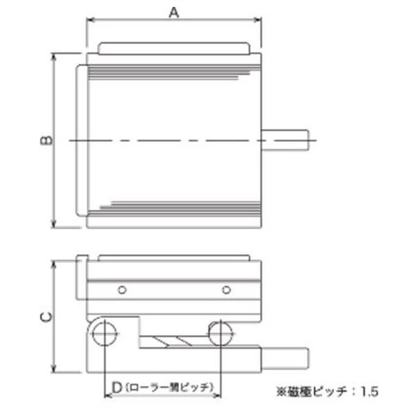 日本オートマチックマシン マグネット付サインプレート MSP75 1UNT（直送品）