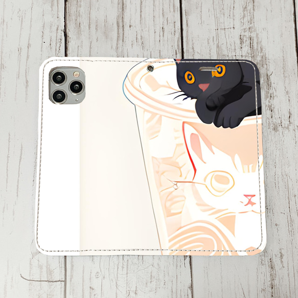 iphoneケース1-3-28 iphone 手帳 ねこ・猫・ネコ 箱2 かわいい アイフォン iface