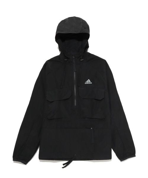 adidas/シティエスケープ ルーズフィット リップストップ ハーフジップ アノラック