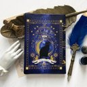 猫の魔導書 〜THE MOONLIGHT CAT〜 ブックカバー・手帳カバー（A6）ほぼ日手帳カバー 文庫本