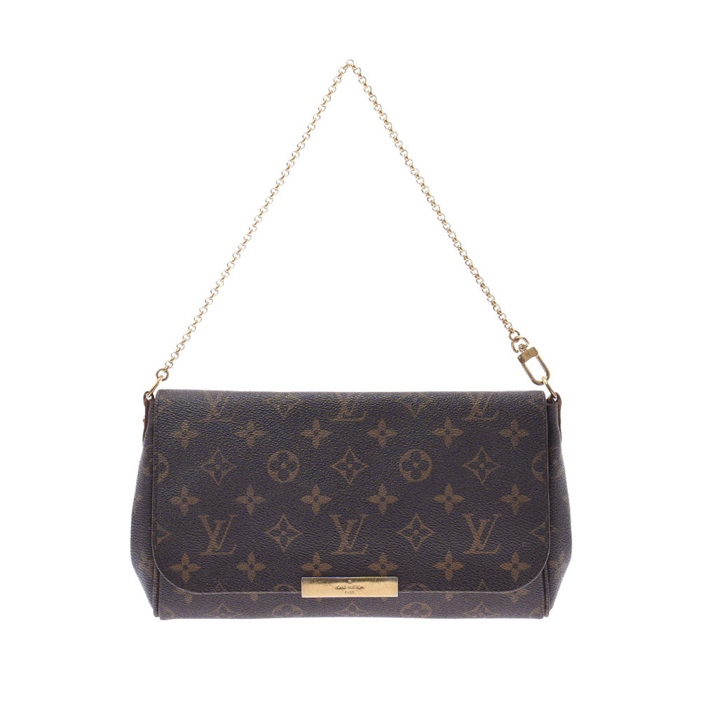 LOUIS VUITTON ルイヴィトン モノグラム フェイボリットMM 2WAY ブラウン M40718 レディース モノグラムキャンバス ショルダーバッグ Bランク 中古 