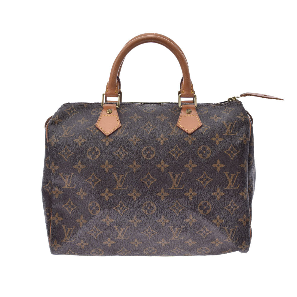 LOUIS VUITTON ルイヴィトン モノグラム スピーディ30 ブラウン M41526 レディース モノグラムキャンバス ハンドバッグ Bランク 中古 