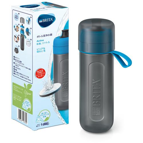 BRITA KBACCB11 ボトル型浄水器 アクティブ ブルー