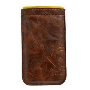 Golla(ゴッラ) G1386 ドコモ GALAXY S III用 Phone Pocket「SHEL」 ブラウン