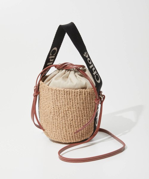 クロエ Chloe WOODY CHC23AS381L18 レディース バッグ トートバッグ SMALL BASKET ウッディ スモールバスケット かごバッグ