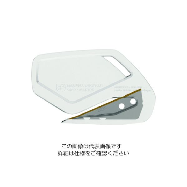 MARTOR シートカッター SECUMAX CARDYCUT 透明(10枚入り) 00546912 1箱(10丁) 207-1806（直送品）