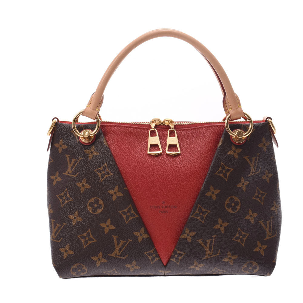 LOUIS VUITTON ルイヴィトン モノグラム VトートBB 2WAYバッグ スリーズ M43966 レディース ハンドバッグ Aランク 中古 