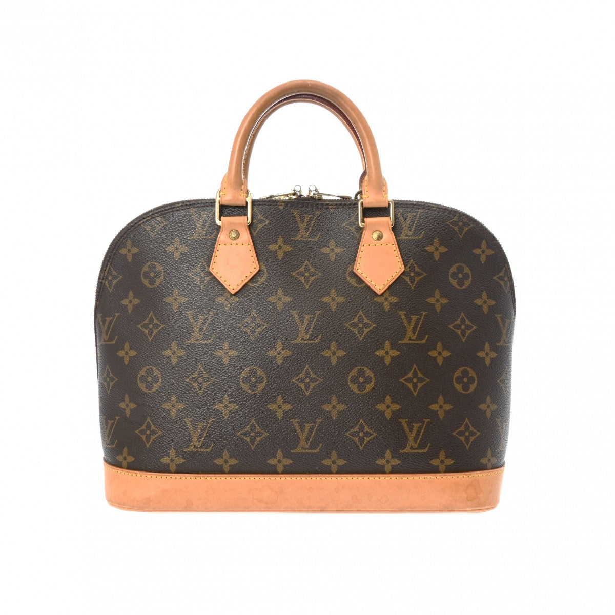 【年末の贈り物】LOUIS VUITTON ルイヴィトン モノグラム アルマ ブラウン M51130 レディース モノグラムキャンバス ハンドバッグ Bランク 中古 