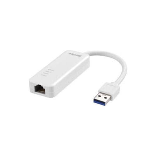 BUFFALO LUA5-U3-AGTE-WH LANアダプター(USB Type-A) Giga & USB3.0対応 ホワイト LUA5U3AGTEWH