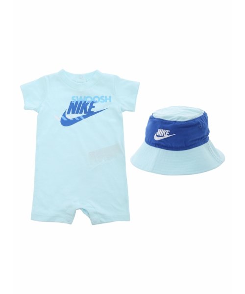 ベビー(0－9M) セット商品 NIKE(ナイキ) NKB B NSW PE ROMPER BKT HAT