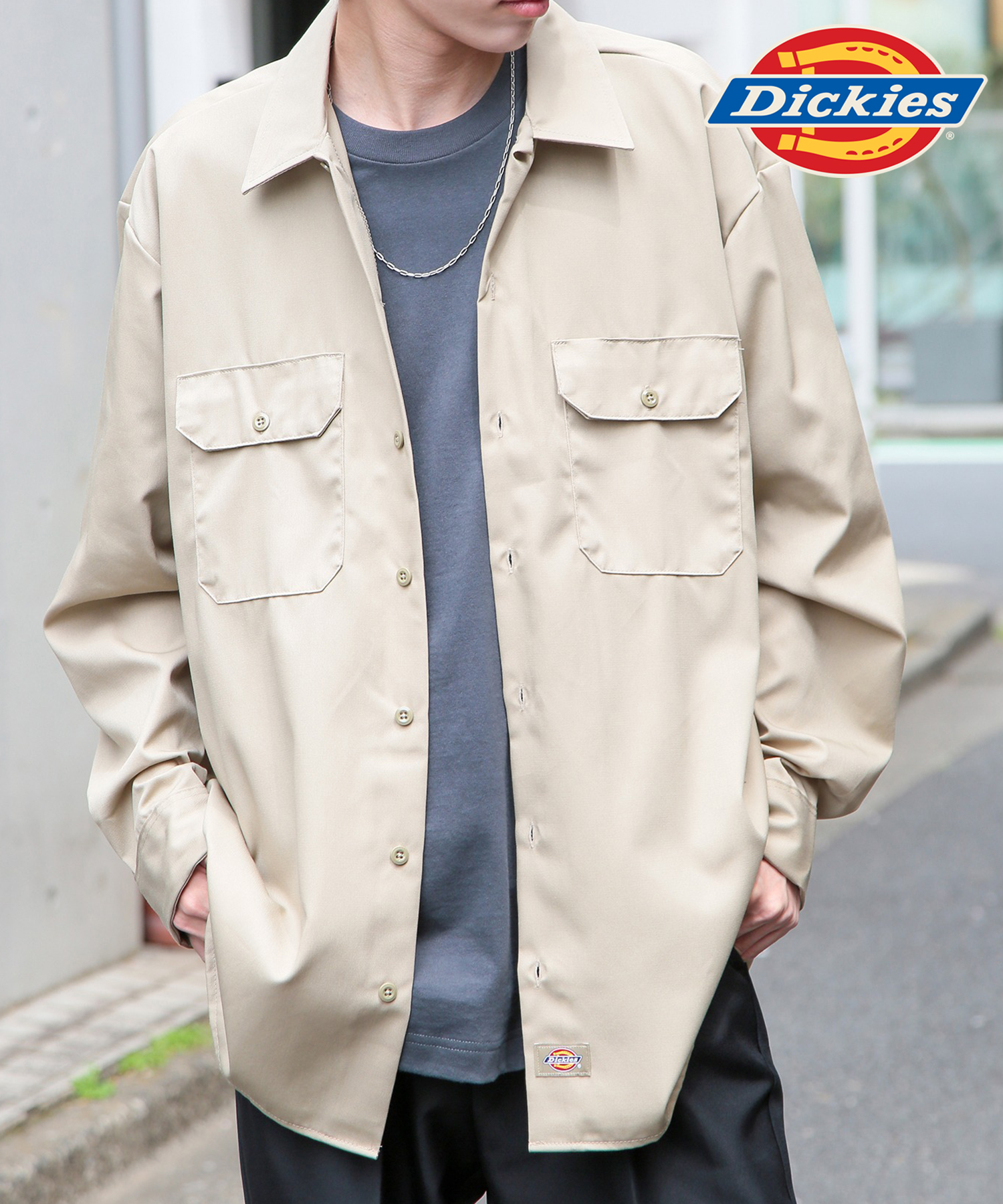 Dickies/【Dickies / ディッキーズ】SHIRTS LSFQ シャツ 羽織 長袖 ロ･･･