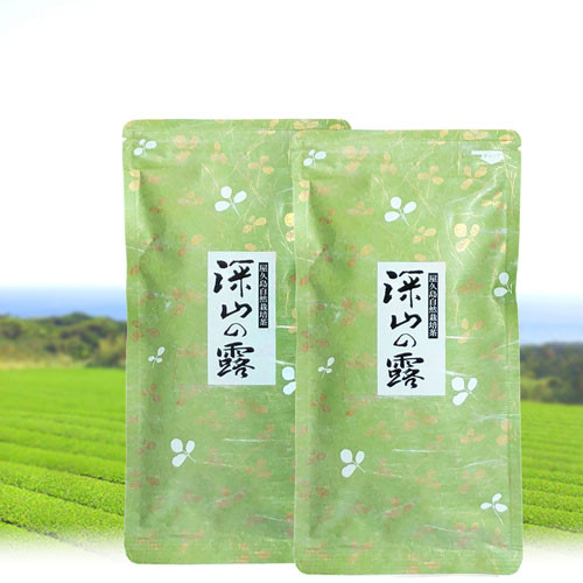 【2024新茶】＜私たちが作った屋久島自然栽培茶＞100gｘ2「深山の露」 無農薬/無化学肥料