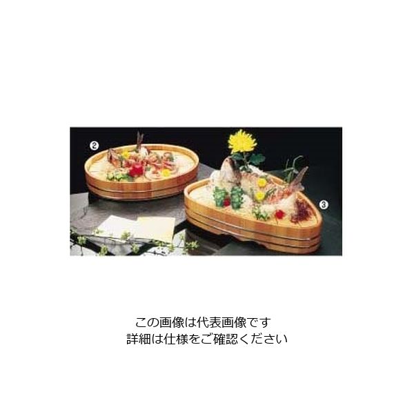 雅漆工芸 サワラ 小判 盛込桶 特大 62-6779-99 1個（直送品）