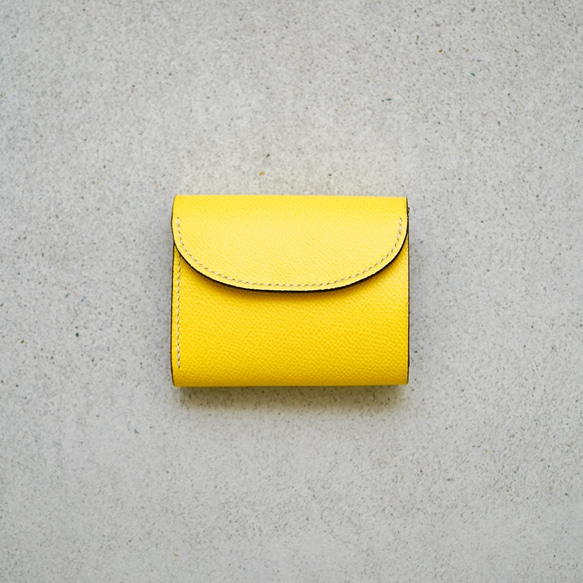 flap mini wallet [ lemon ]