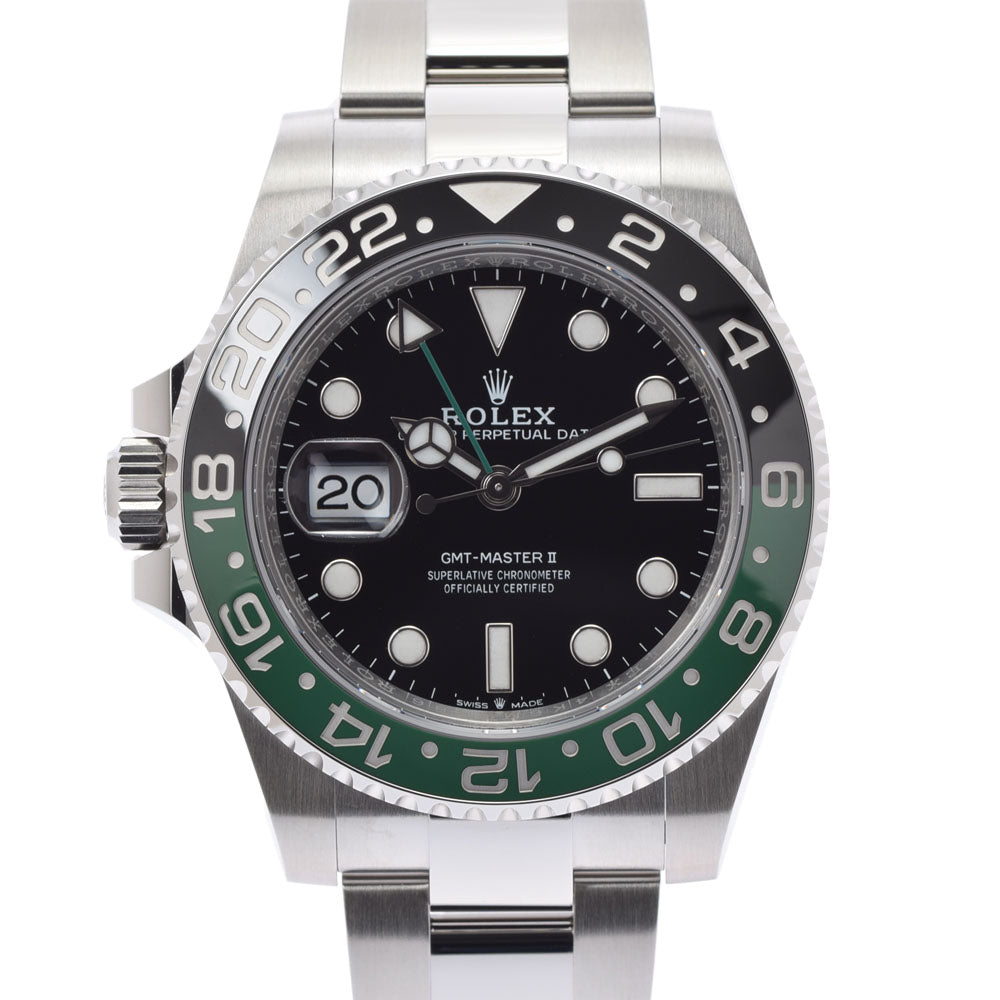 【現金特価】ROLEX ロレックス GMT 126720VTNR メンズ SS 腕時計 自動巻き 黒文字盤 未使用 