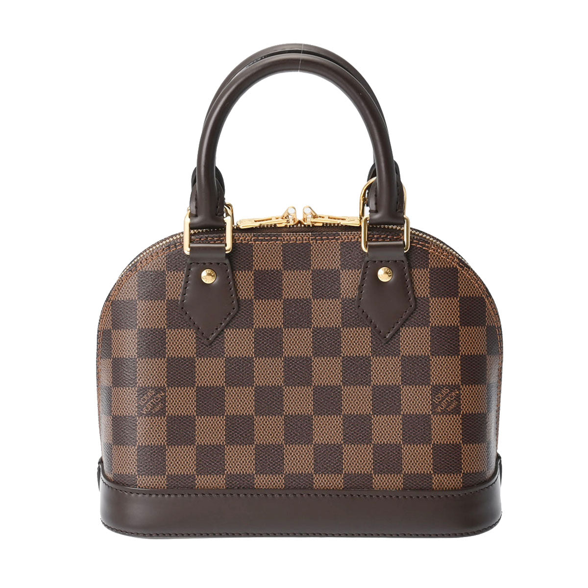 LOUIS VUITTON ルイヴィトン ダミエ アルマ BB 2WAY ブラウン N41221 レディース ダミエキャンバス ハンドバッグ 新同 中古 