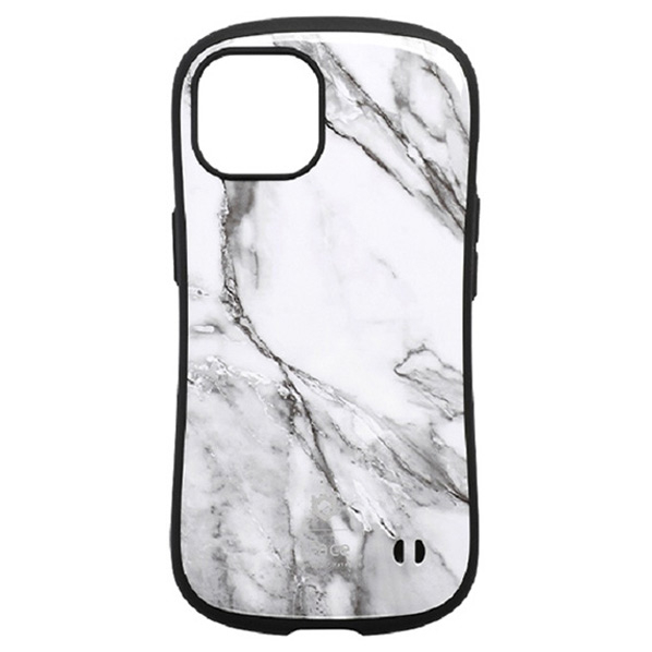 Hamee iPhone 14用ハイブリッドケース iFace First Class Marble ホワイト 41-946183