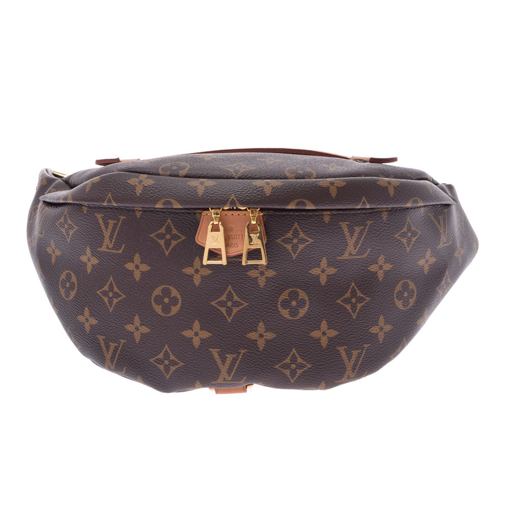 LOUIS VUITTON ルイヴィトン モノグラム バムバッグ ボディバッグ ブラウン M43644 メンズ モノグラムキャンバス ボディバッグ ABランク 中古 