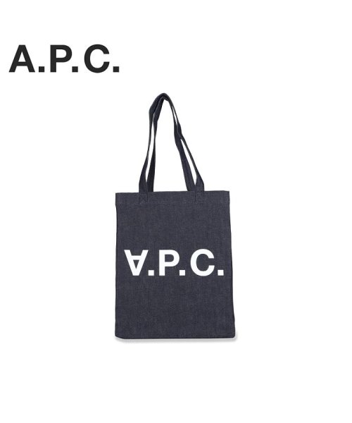 A.P.C. アーペーセー トートバッグ メンズ レディース デニム LAURE ネイビー COCSX－M61445