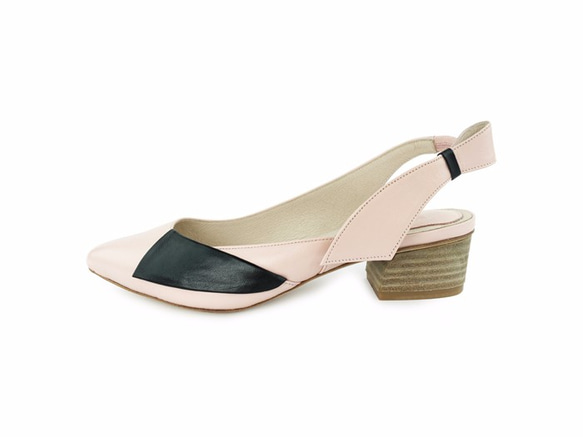 [The Deep] Satyrichthys - Pink/Black - Pointy-toe sandals