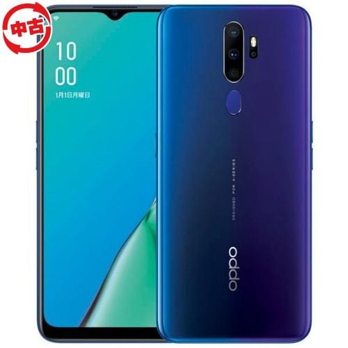 【中古】OPPO A52020 SIMフリースマートホン CPH1943 mineo ブルー