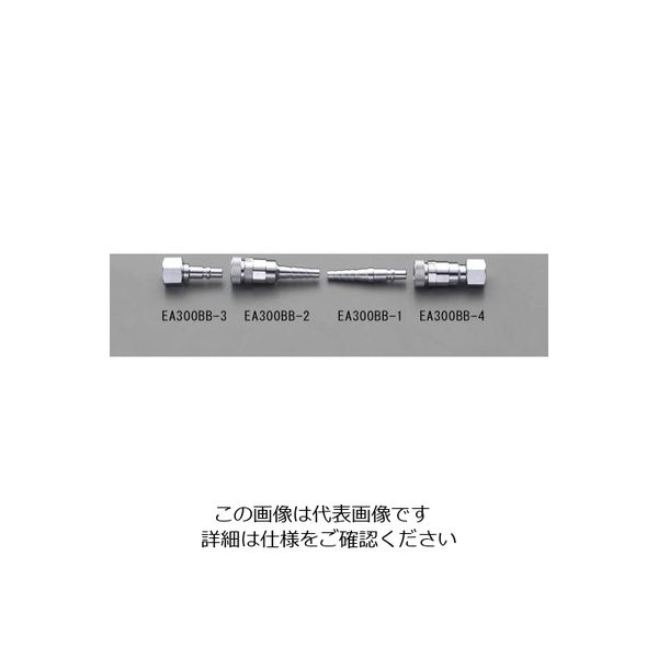 エスコ [サイズ共用] 酸素用プラグ(溶接器側) EA300BB-3 1セット(10個)（直送品）