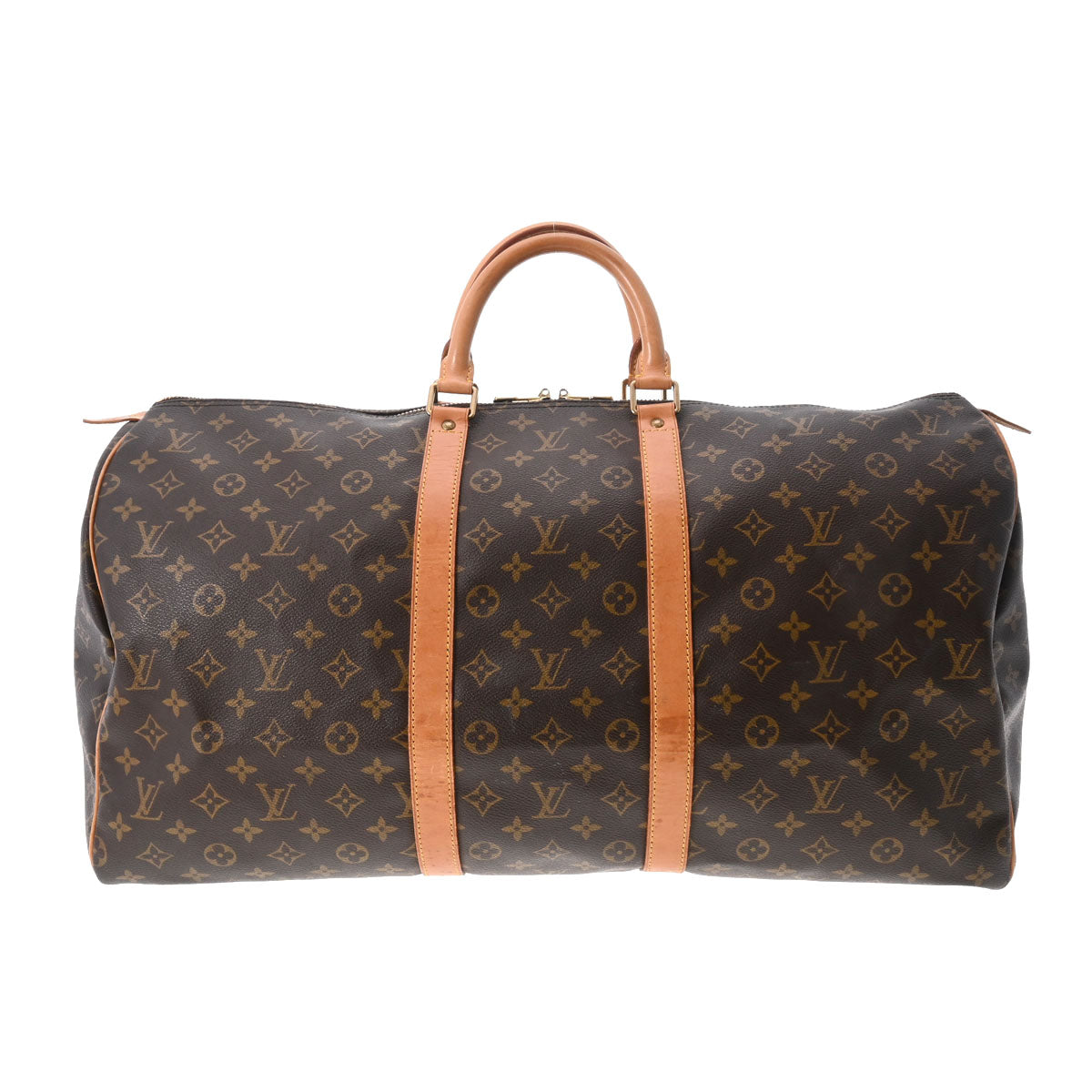 LOUIS VUITTON ルイヴィトン モノグラム キーポル55 ブラウン M41424 ユニセックス モノグラムキャンバス ボストンバッグ Bランク 中古 