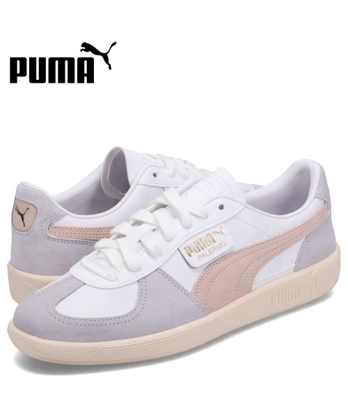 PUMA プーマ スニーカー パレルモ レザー メンズ PALERMO LEATHER ホワイト 白 396464－04