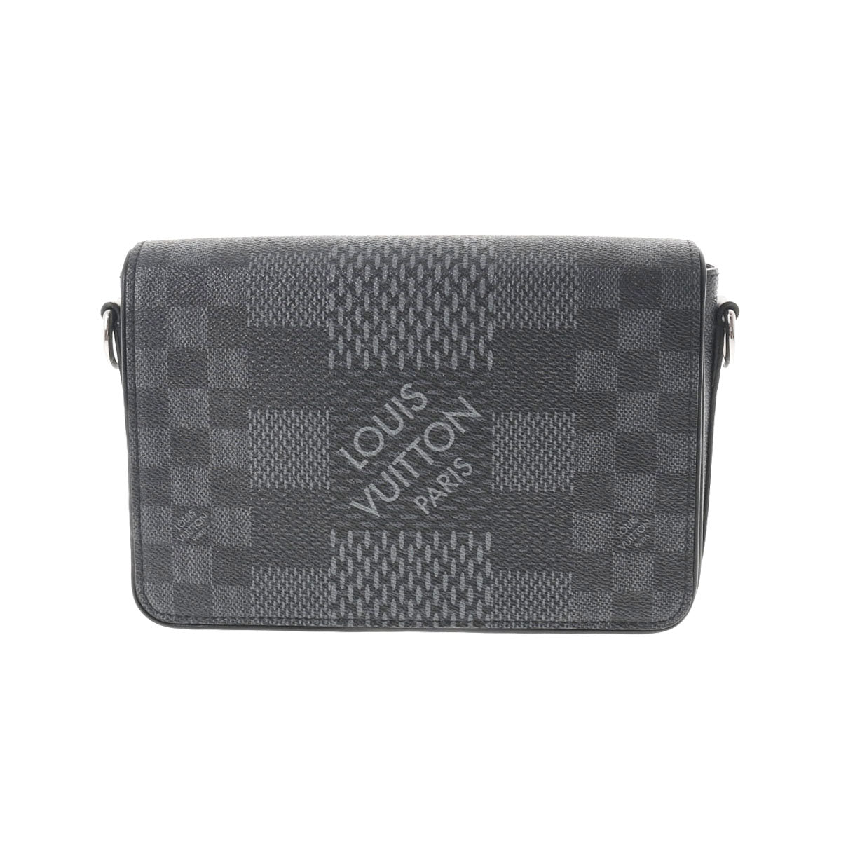 LOUIS VUITTON ルイヴィトン ダミエグラフィット ステュディオメッセンジャー 黒/グレー N50013 メンズ ダミエグラフィットキャンバス ショルダーバッグ Aランク 中古 