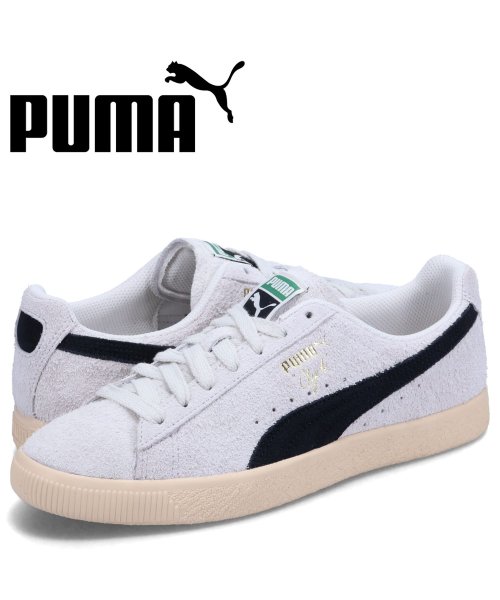 PUMA プーマ スニーカー クライド ヘアリー スウェード メンズ スエード CLYDE HAIRY SUEDE グレー 393115－01