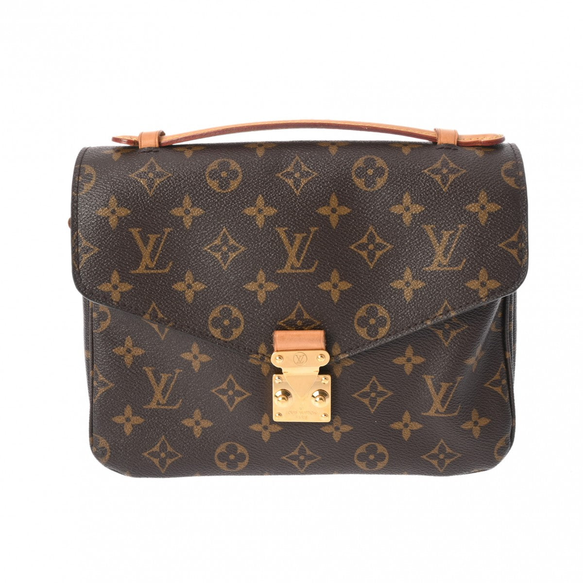 LOUIS VUITTON ルイヴィトン モノグラム ポシェットメティス MM 2WAY ブラウン M44875 レディース モノグラムキャンバス ハンドバッグ Bランク 中古 