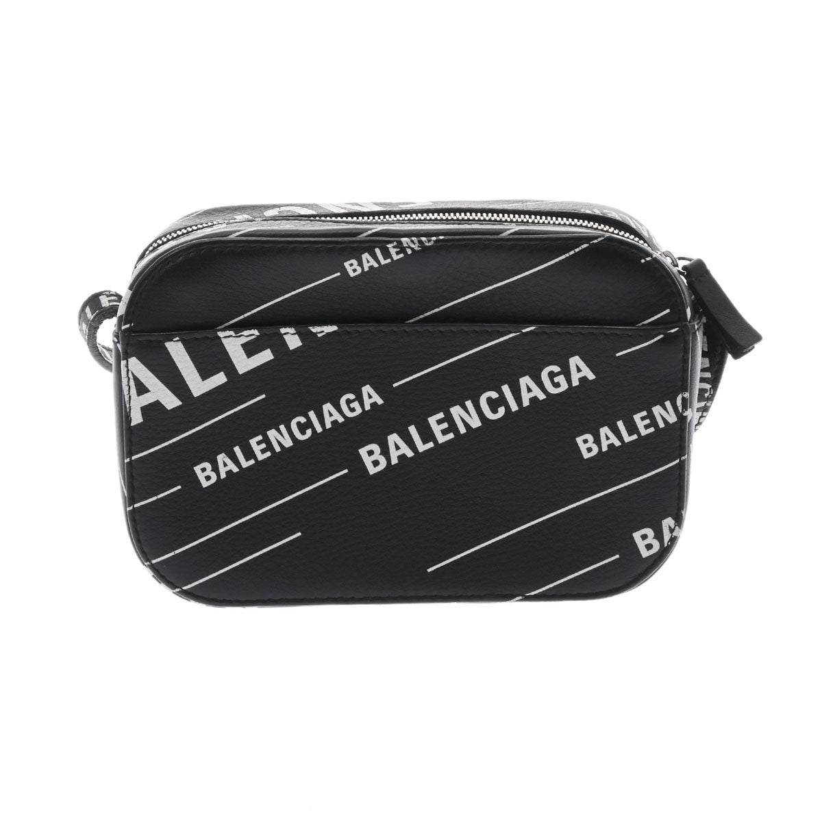 BALENCIAGA バレンシアガ エブリデイ カメラバッグ XS ブラック シルバー金具 552372 レディース レザー ショルダーバッグ Aランク 中古 