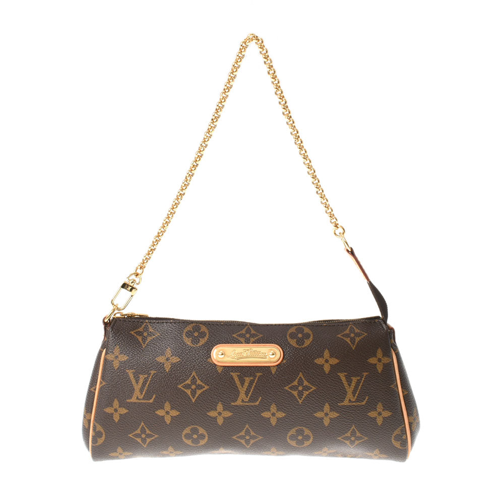 LOUIS VUITTON ルイヴィトン モノグラム エヴァ ブラウン M95567 レディース モノグラムキャンバス 2WAYバッグ Aランク 中古 