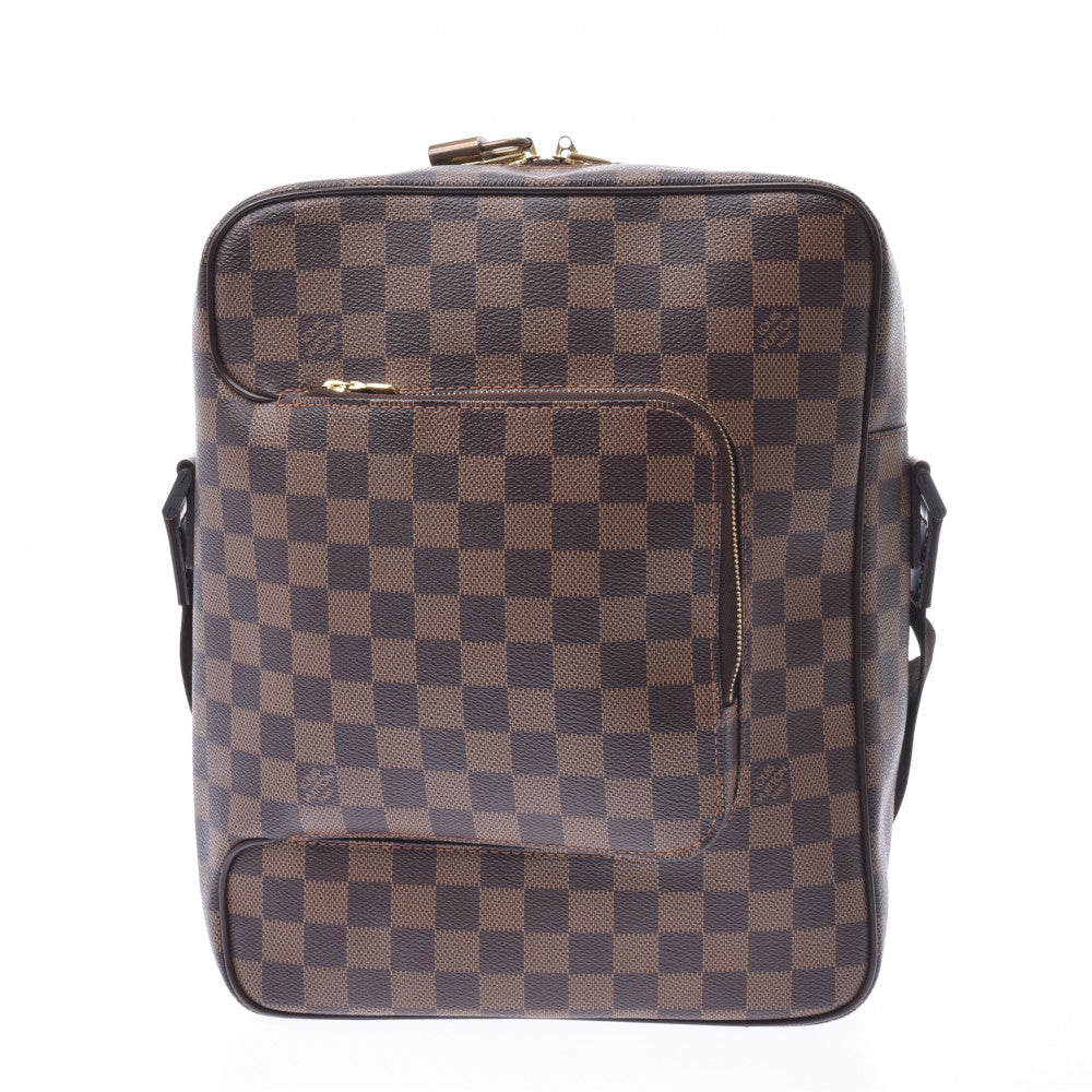 LOUIS VUITTON ルイヴィトン ダミエ オラフMM ブラウン N41441 ユニセックス ショルダーバッグ Aランク 中古 