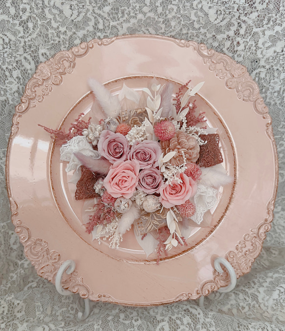 ❤️SALE❤️pink plateナチュラルアレンジ